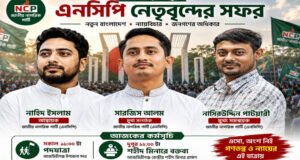 আজ আজমিরীগঞ্জে এনসিপির শীর্ষ নেতারা