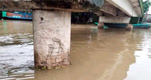 বাল্কহেডের ধাক্কায় নদীর সেতুর পিলার ক্ষতিগ্রস্ত, চলাচলে নির্দেশনা
