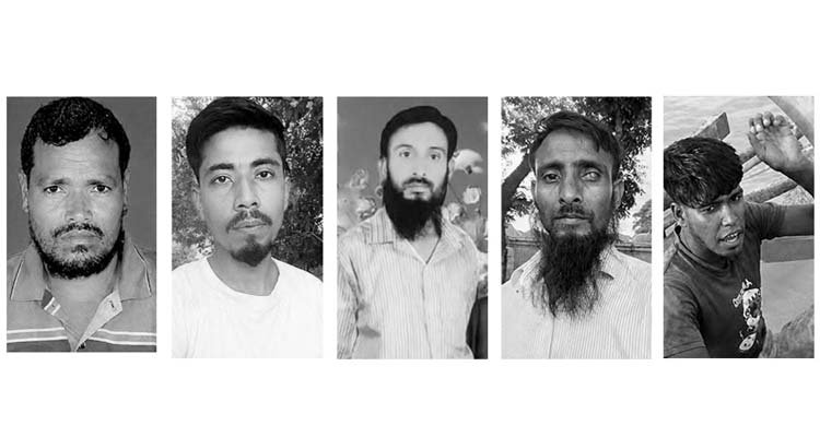 ট্রলারডুবির ঘটনায় নিখোঁজ ৫ জেলের মরদেহ উদ্ধার