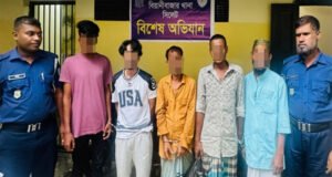 বিয়ানীবাজারে ইয়াবা, ভারতীয় মদ ও গাঁজাসহ ৫ আসামি গ্রেফতার