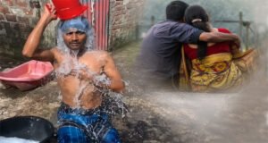 সুনামগঞ্জে প্রেমিকের সঙ্গে বিয়ের দাবিতে অনশনে স্ত্রী, দুধ দিয়ে গোসল করে সম্পর্ক ছিন্ন করলেন স্বামী