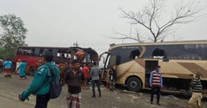 সিলেটে দুই বাসের সংঘর্ষে নিহত ৮