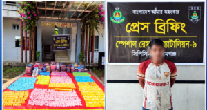 ছাতকে ১৫ লাখ টাকার ভারতীয় পণ্য জব্দ, যুবক আটক