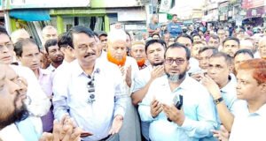 ছাতকে ৪ লেন সড়ক নির্মাণ কাজের শুভ সূচনা করলেন এমপি মিলন