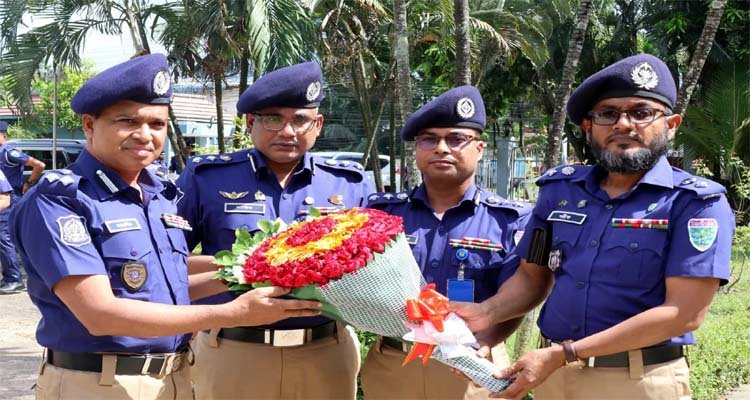 সিলেট রেঞ্জের নতুন ডিআইজি মোহাম্মদ জাহাঙ্গীর হোসেনের যোগদান