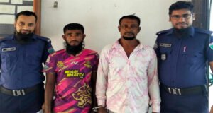 লাখাইয়ে পরোয়ানাভুক্ত দুই পলাতক আসামী গ্রেফতার