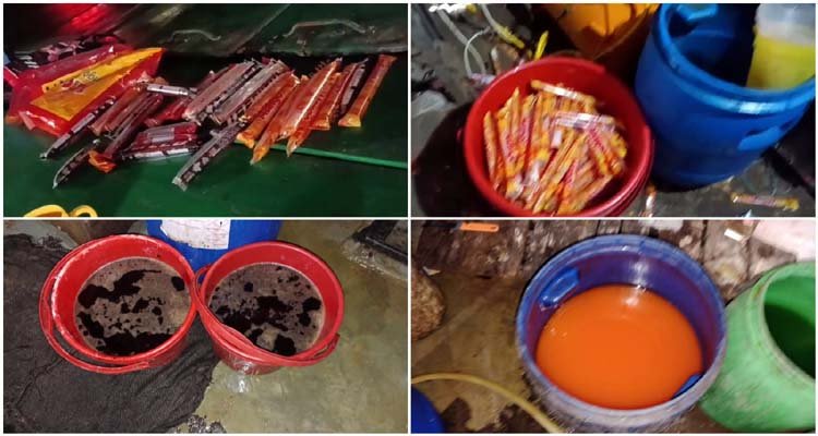 অনুমোদন নেই, তবুও চলছে ছাতিয়াইন বাজারে আইসক্রিম উৎপাদন