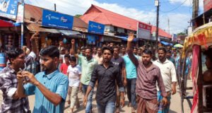 জামালগঞ্জে বিএনপি নেতা ফারুকীর বিরুদ্ধে চাঁদাবাজির অভিযোগে বিক্ষোভ