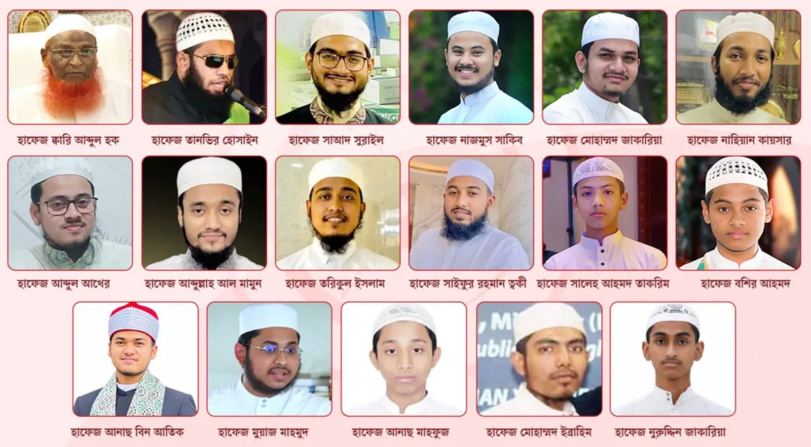বাংলাদেশে চার দশকে ৩৫ হাফেজের বিশ্বজয়