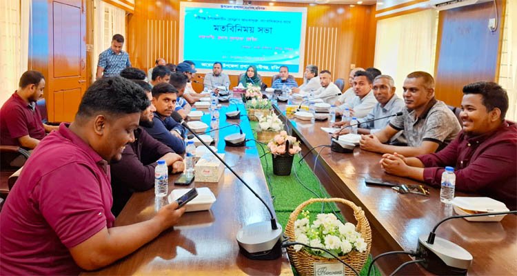 নবীগঞ্জে প্রেসক্লাবের সাংবাদিকদের সাথে নবাগত ইউএন’র মতবিনিময়