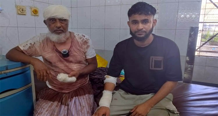 জগন্নাথপুরে জমি নিয়ে বিরোধে বাবা-ছেলেকে কুপিয়ে জখমের অভিযোগ