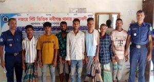 নবীগঞ্জে পুলিশের সাঁড়াশি অভিযান: হত্যা, ধর্ষণ ও মাদকসহ গ্রেপ্তার ৭