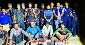 গোয়াইনঘাটে অবৈধ বালু উত্তোলনে টাস্কফোর্সের অভিযান: ৩ জনের জরিমানা, নৌকা ধ্বংস