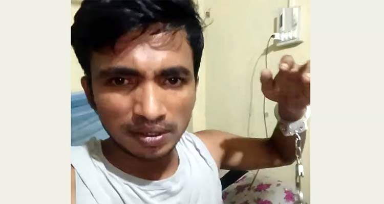 সুনামগঞ্জে হাতকড়াসহ ছিনিয়ে নেওয়া আসামি লাইভে এসে বললেন, ‘আমি নির্দোষ’
