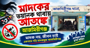 মাদকের ভয়ানক থাবায় আতঙ্কে আজমিরীগঞ্জ