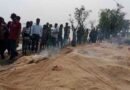 টাংগুয়ার হাওরে ৭ লক্ষাধিক টাকার অবৈধ জাল জব্দ, আগুনে পুড়িয়ে ছাই