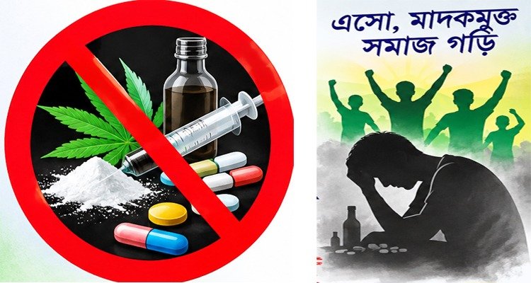মাদক প্রতিরোধ ঐক্য, একাতা অঙ্গীকার একমাত্রই প্রতিরোধ করা সম্ভব