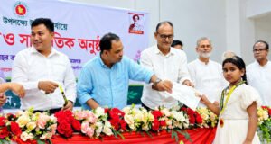 শান্তিগঞ্জে নজরুল বর্ষের চিত্রাঙ্কন প্রতিযোগিতায় প্রথম সাংবাদিক-কন্যা নাফিসা