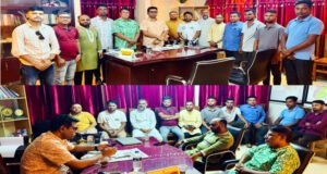 সড়কের শৃঙ্খলা বজায় রাখতে বড়লেখায় থানা পুলিশ ও নিসচার যৌথ সভা