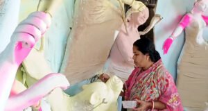 সুনামগঞ্জে ৪৪৪টি পুজা মন্ডপে চলছে দূর্গাপূজা প্রস্তুতি