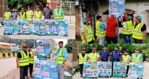 বড়লেখায় সড়কের বিভিন্ন পয়েন্টে নিসচার সচেতনতামূলক সাইনবোর্ড স্থাপন