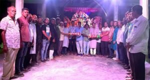 শায়েস্তাগঞ্জে দুর্গাপূজামণ্ডপ পরিদর্শনে ওসি ও পৌর বিএনপি নেতৃবৃন্দ