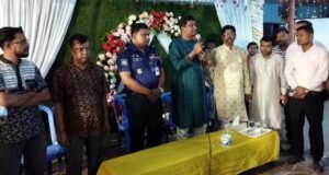 ছাতকে বিভিন্ন পূজামন্ডপ পরিদর্শন করলেন ইউএনও মহি উদ্দিন