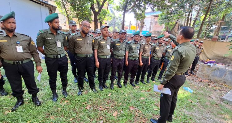 শারদীয় দুর্গাপূজার নিরাপত্তায় সিলেট সদরে ৮৩৪ আনসার সদস্য মোতায়েন