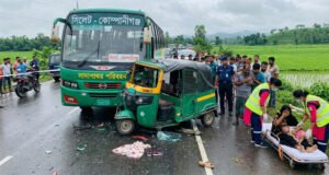 সিলেট-কোম্পানীগঞ্জ মহাসড়কে প্রাণ গেলো মা-মেয়ের